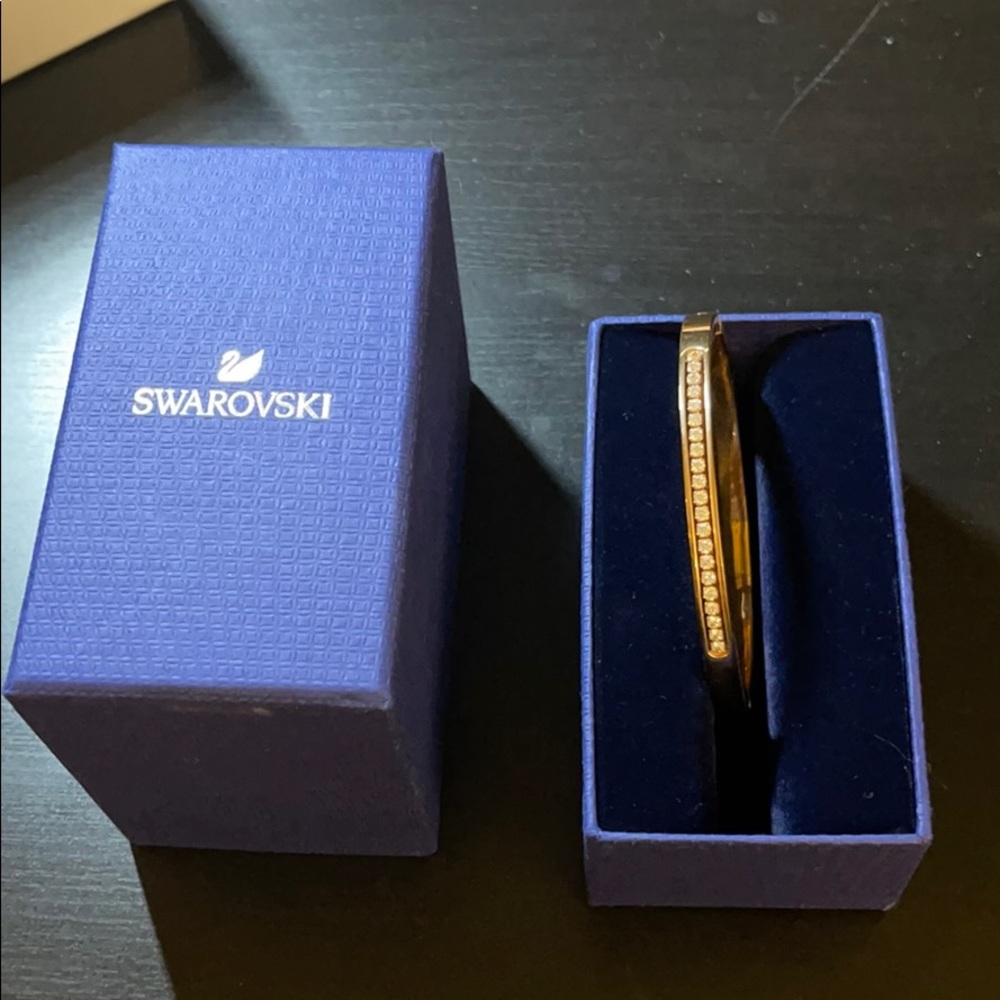 Swarovski rose gold bracelet